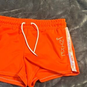 Nike Women's Bright Orange Athletic Shorts